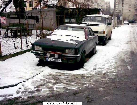 ford taunus muscle car prin iarna lui 2005 vazut strada din cluj ford taunus care parea are soarta Admin