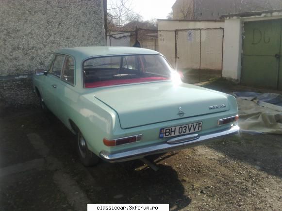 buna, sunt mihai din oradea ani opel rekord olympia din 1966.