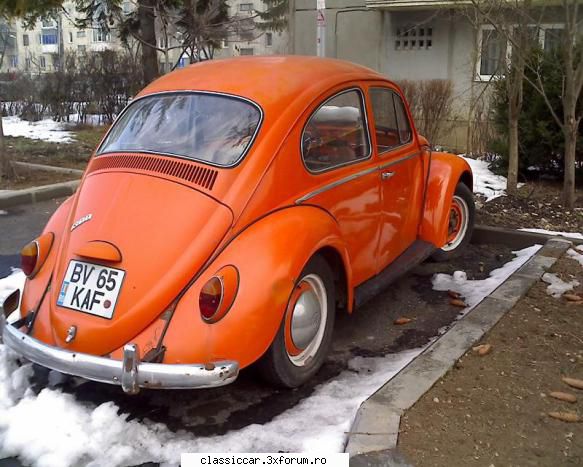 1965 orange kafer dupa indelungi cautari, plimbari vazut masini m'am decis intr'un asta stiu vreo