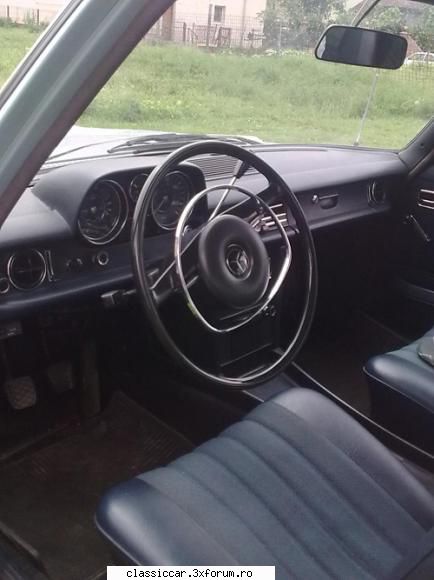 mercedes w114 250, bmw 525 e12 altele interior