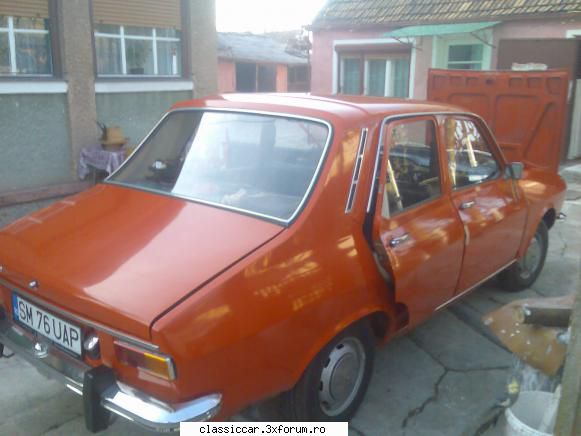 salutare dacia 1300 rosia din tot original vopsea bucsi tot