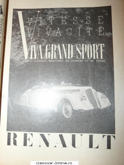 reclame automobile 1936-1938 ...