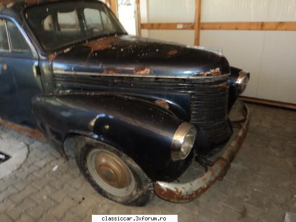 opel kapitan 1938 cum promis, pun poze. prima este din 2004, iar atunci pana anul trecut stat afara,
