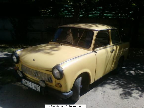 noua achizite trabant 601 capota era inchisa