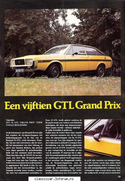 renault gtl 1977 poate mai incolo voi trage niste dungi asa cum fost versiunea prix" Admin