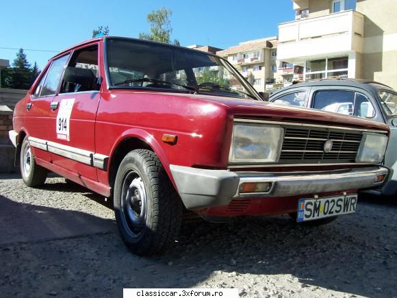 brasov classic rally 2011 fiat 131 mirafiori