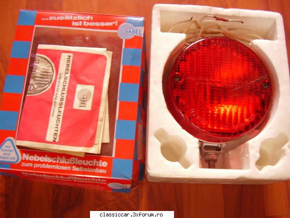 vand set ceata vanduta mai iese vanzare lampa ceata spate noua  marca gabel.