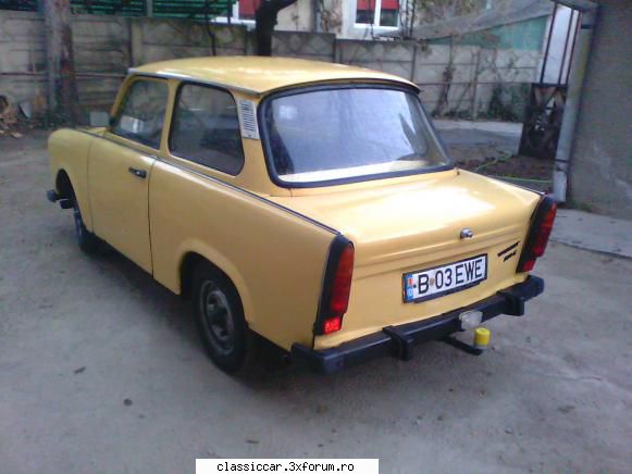 noua achizite trabant 601 inca una bafta propietar