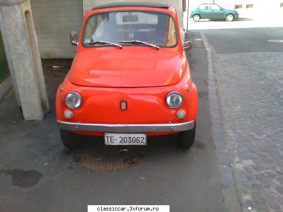 vanatoarea epave sibiu fiat 500 foarte frumos