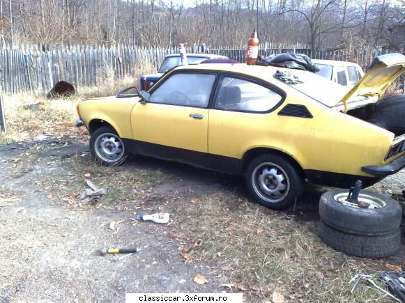 opel kadett coupe bun kadett-ul ala ...dar prea departe starea lui este mai rea decit cel alba