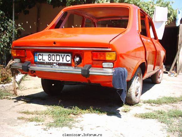 dacia 1300 model dupa vopsire m-am apucat montat