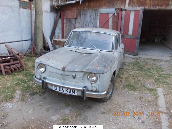 registru dacia 1100 204)b kam probabil uap, dupa