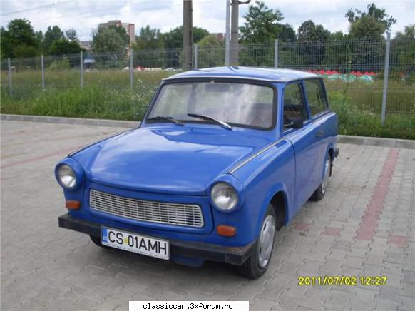 anunturi romanesti vazute net trabant 601 combi resita, pret foarte 1400 euro stiu masina, pozat-o Reporter de teren