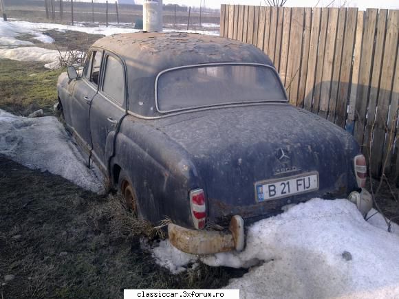 din frumusani dupa cum spuneam gasit mercedes 190d, ceva probleme sofer spart, dar potential bunicel