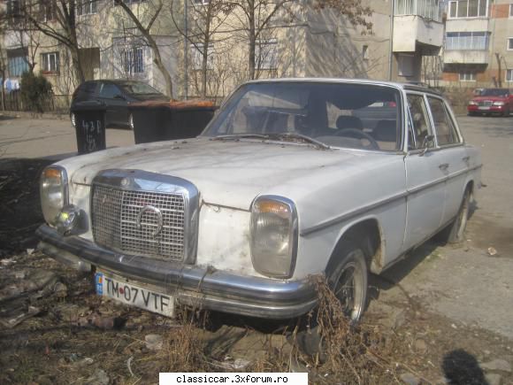 registru mercedes w115 inca unu gasit ieri place modelul asta Reporter de teren