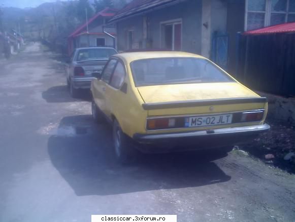 opel kadett coupe venit scoso afara din curte doua ,ca cam incurca .inca actele.