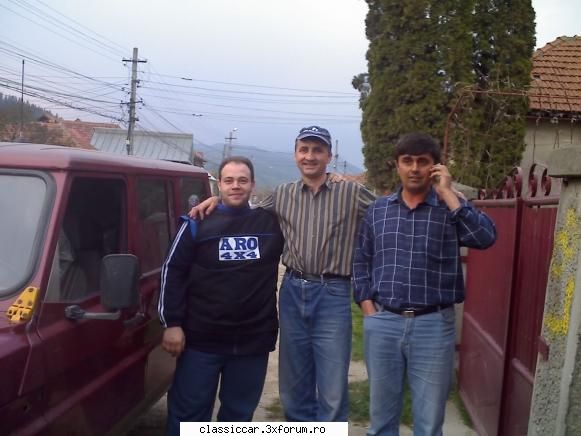 ieri am fost la cimpulung dupa piese pentru aro si am trecut si pe la colegul herisanu, un baiat