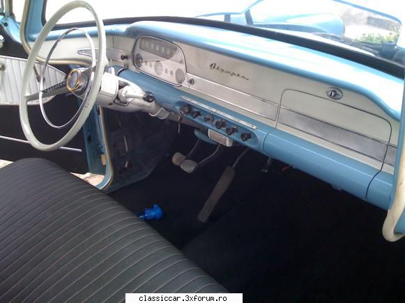 opel rekord interior