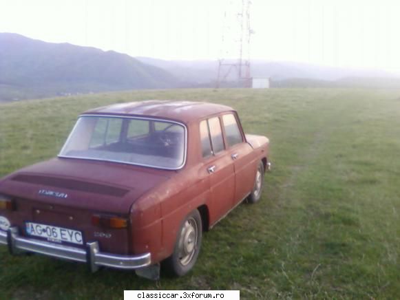 restaurare dacia 1100 din poza masina iarba verde facut tura inainte desfac pentru vedea cam lucru