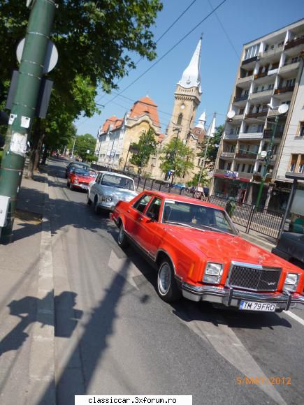 1979 mercury monarch primavara retro timisoara 2012 mai, eveniment care participat cinci vehicule