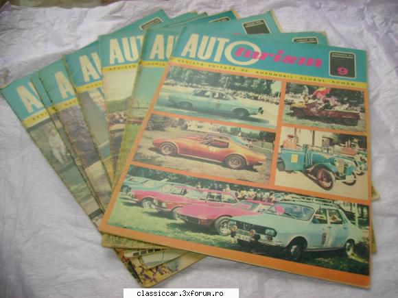 colectie reviste autoturism vanzare revista autoturism 1-primul nr.de vanzare almanah auto din :'77