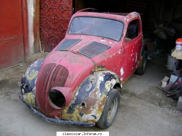 fiat topolino 1939 investigat motor trabant ... bucati ... asta este aici cluj, adica someseni. Admin