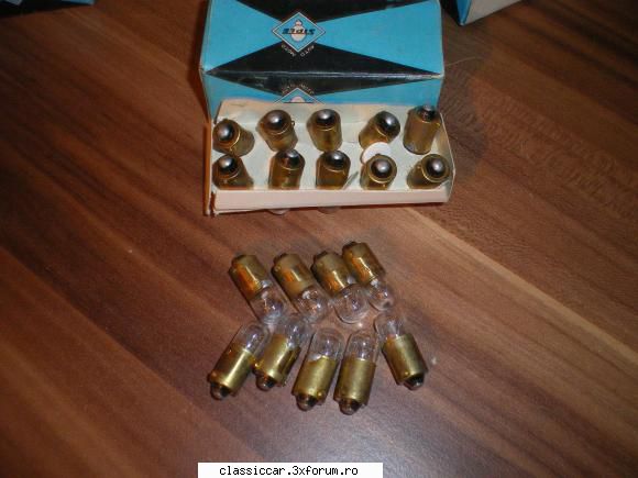 becuri volti pozitie fata 6v-5w 2lei/buc