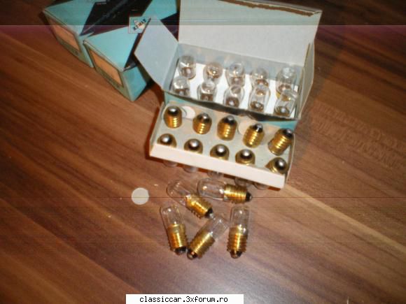 becuri volti filetant 'lupa' 6v-3w 2lei/buc