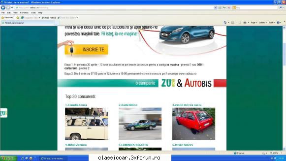 votati rog colega concurs masina primul loc!