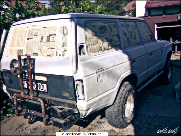 '82 toyota land cruiser hj60 facut cam tapiterie- unor bari unor praguri unui portbagaj hd.- unui