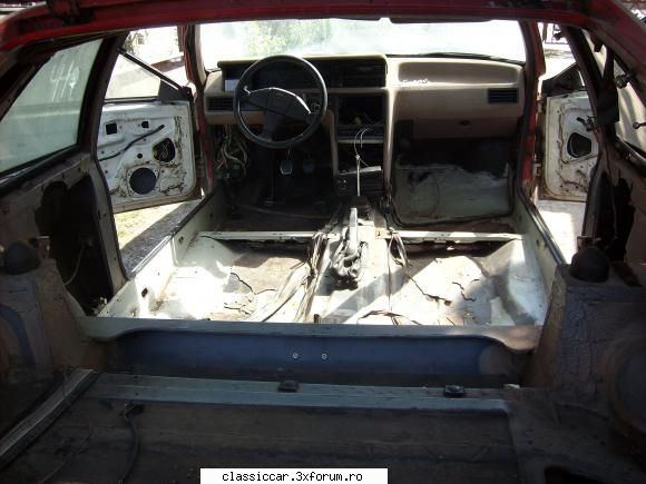 renault fuego turbo 1984 interiorul
