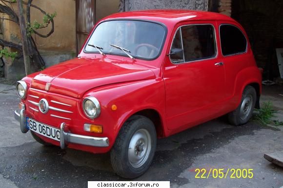 fiat 600d 1965 din lateral