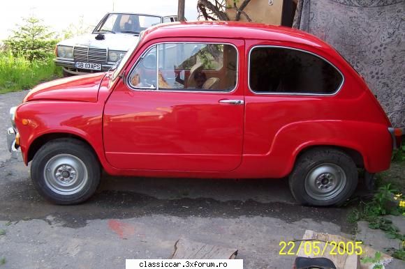 fiat 600d 1965 alta, uitat spun i-am pus folii omologate geamurile lateral luneta, iar acum din