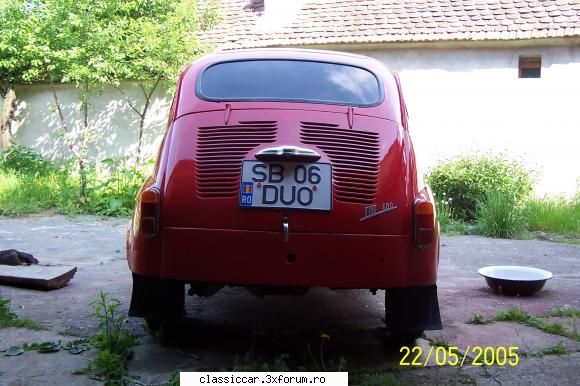 fiat 600d 1965 din spate