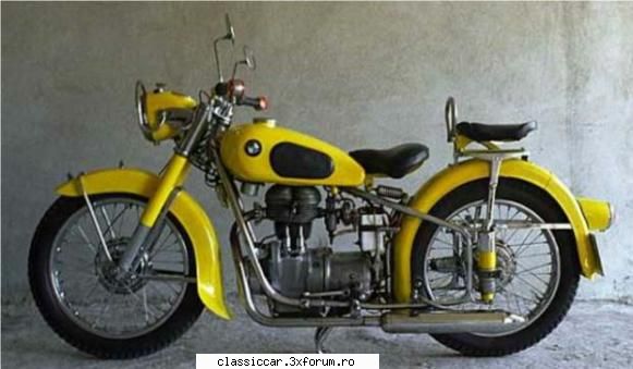imagini clasice bmw r25/2 1952 acelasi model Corespondent extern