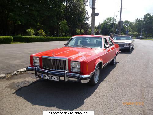 1979 mercury monarch primavara retro timisoara, scurt popas zona centrala. spate, cadillac coupe