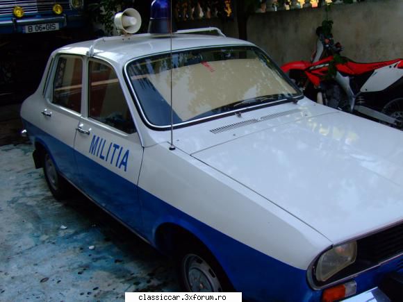 dacia 1300 militia remediat problema scrisul militia l-am facut mai rar
