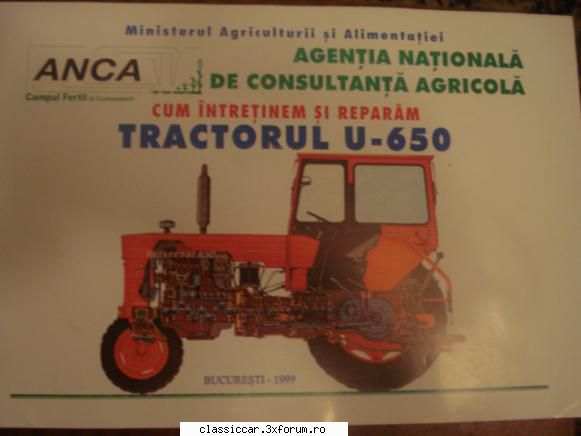 vand diverse carti cum intretinem reparam tractorul u-650