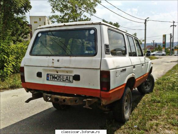 '82 toyota land cruiser hj60 mai facut cateva ture scurte pentru constata nereguli