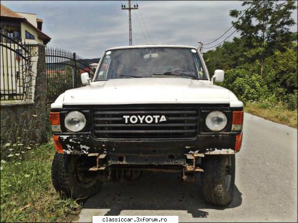 '82 toyota land cruiser hj60 motorul transmisia necesita momentul asta absolut nicio suspensia pusa