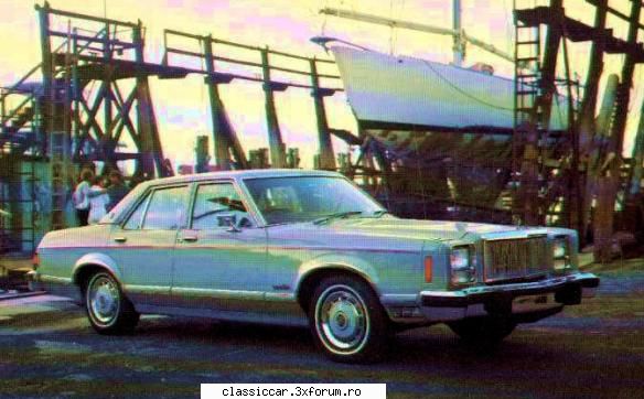 1979 mercury monarch fotografie din brosura prezentare pentru anul 1979, aferenta versiunii ghia