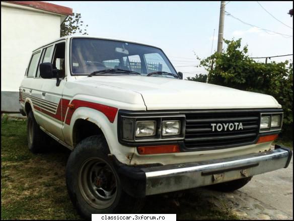 '82 toyota land cruiser hj60 hj60-ul volan dreapta intra rk, urmand revizuite franele, directia,