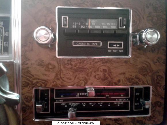 1979 mercury monarch radio casetofon stereo