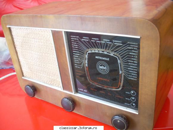 radiouri germane radio braun 450 lampi las pretul 300 lei ultimul pret este din anii '40s