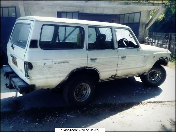 '82 toyota land cruiser hj60 mai facut cate ceva masina (hj-ul din 89):