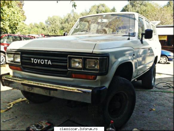 '82 toyota land cruiser hj60 partea mecanica mai nimic facut, asa ... asteapta nerabdare plimbarile
