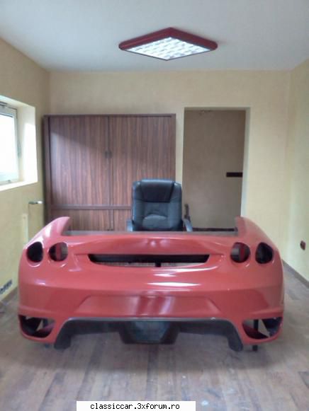 unei ferrari 430 ferrari 430.am renovat modificat biroul vrut masa noua dar mai proiectat aer,tevile