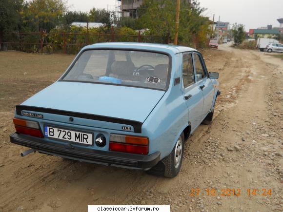 dacia 1310 tlx 1989 iesit plimbare scurta incepe ploaia...