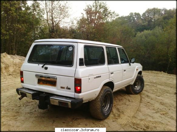 '82 toyota land cruiser hj60 cateva poze turele proba