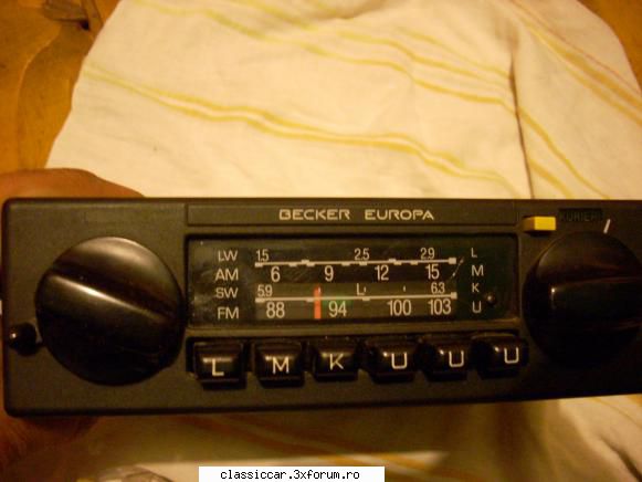 audio-auto adaug radio becker europa 598 kurier, perfecta stare vorbesc sine. pret 300